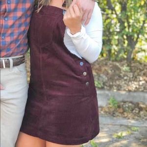 Burgundy Overall Jumper